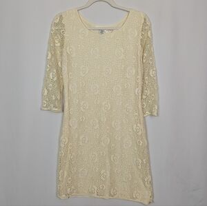 Max Studio Lace Long Sleeve Dress